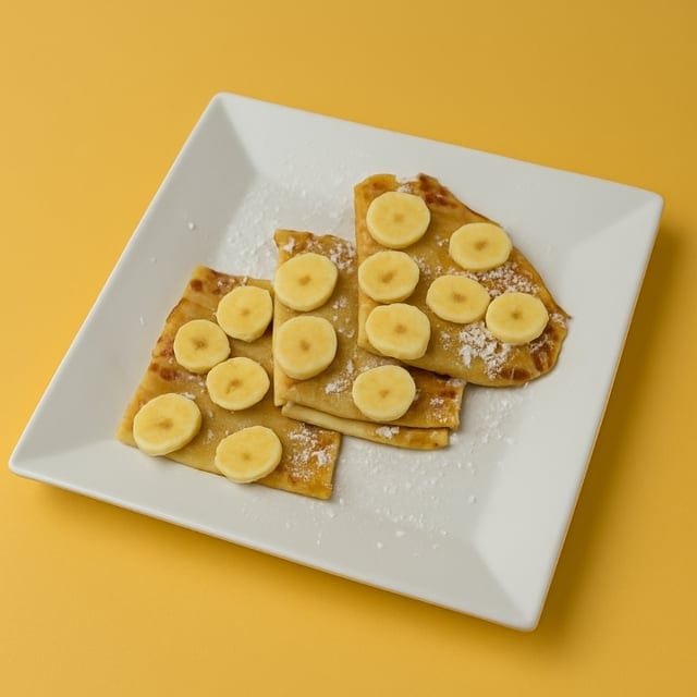Nutella banana crepes.