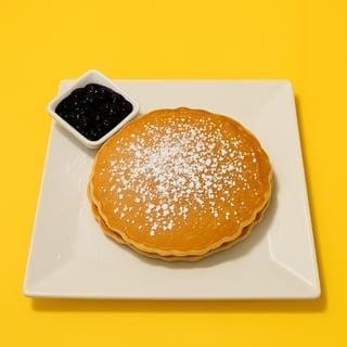 Half Order Blueberry Pancakes.