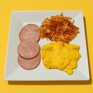 Canadian Bacon & Eggs.
