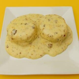 Two Biscuits with Gravy.
