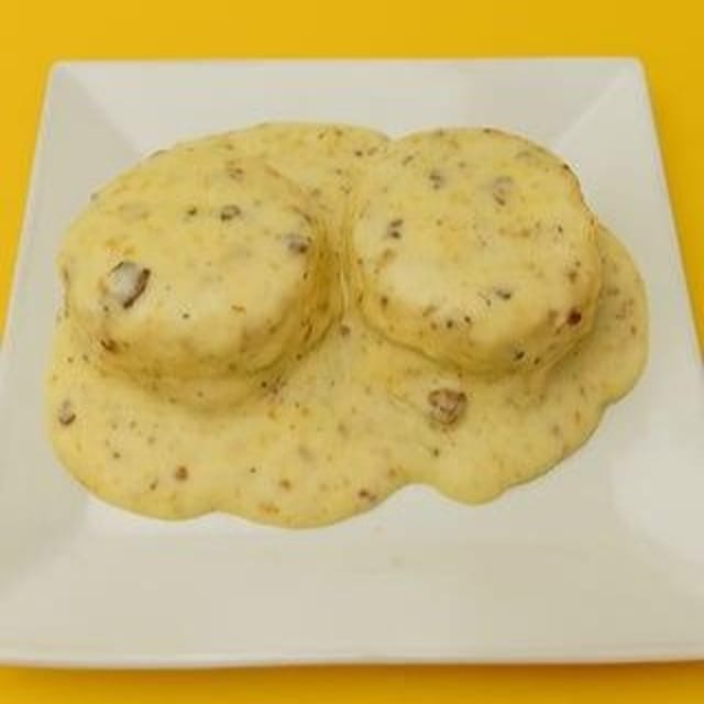 Two Biscuits with Gravy.