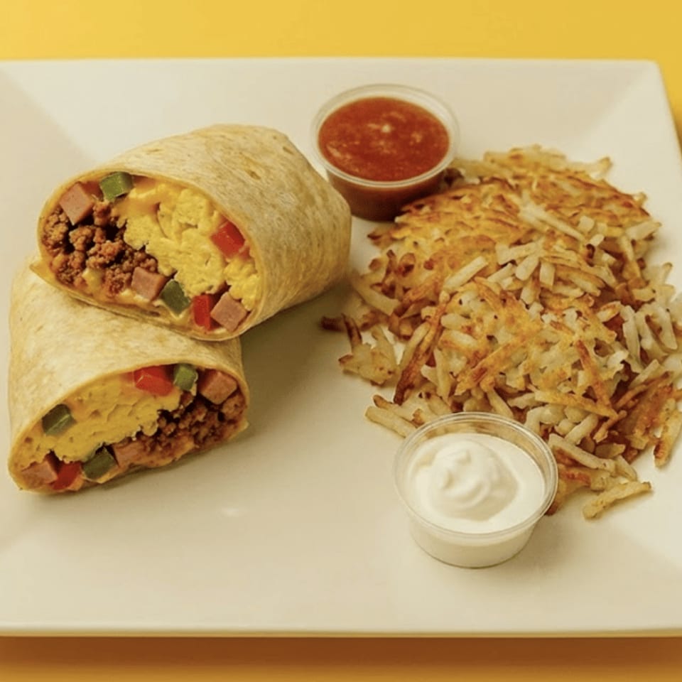 Delicious Breakfast Burrito